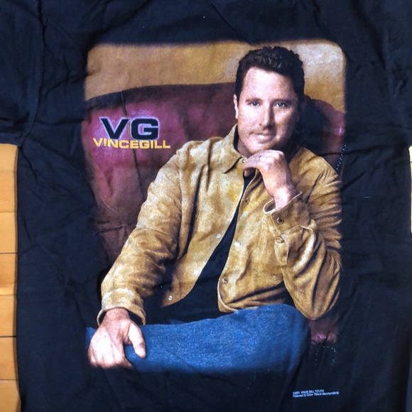 Vince Gill authentic 2001 concert T shirt M - Picture 2 of 7
